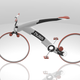 Illustration for article titled Nulla Minimalist Bike Concept Dispenses With Spokes, Most of Frame